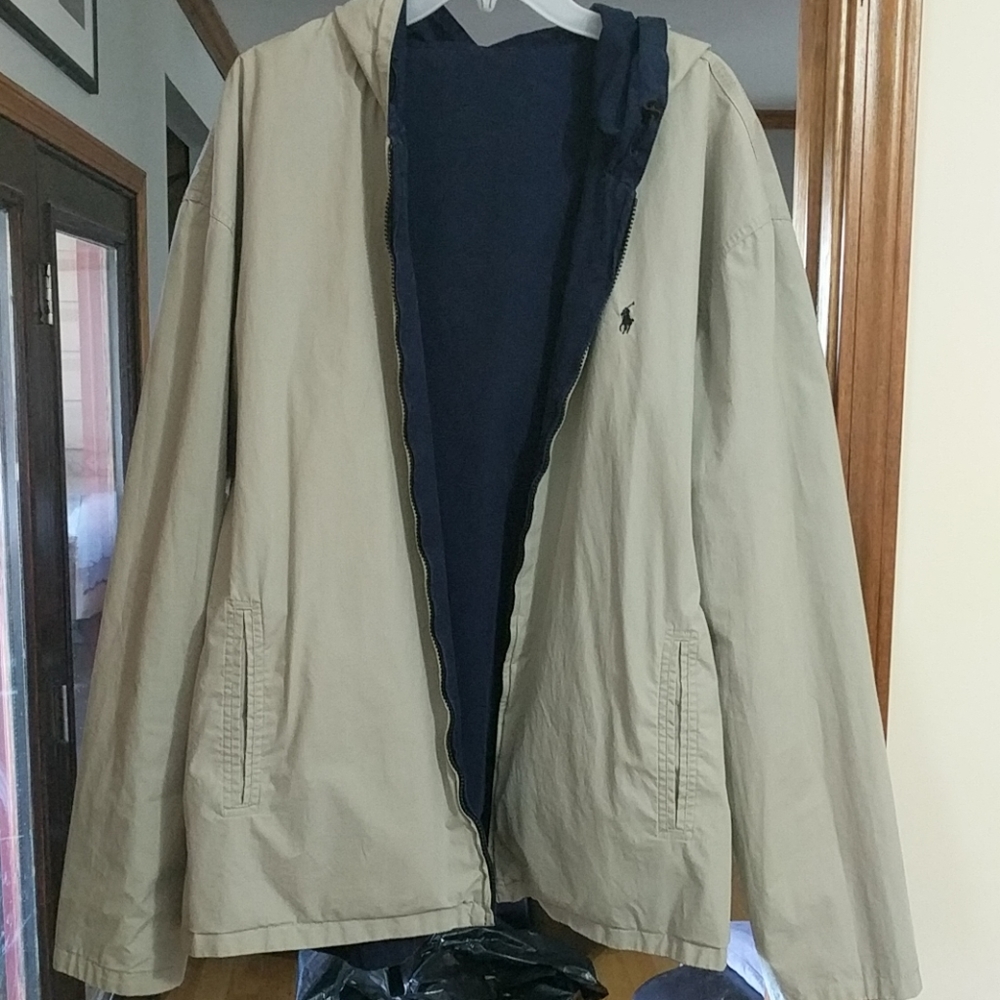 Polo by Ralph Lauren XXL Reversible Hooded Jacket